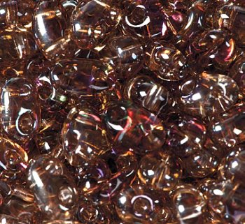 TB-02006 - 10 Grams Crystal Venus 2.5x5mm Preciosa Twin Beads