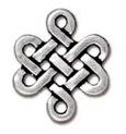 1 11.2x9.4mm TierraCast Antique Silver Eternity Link