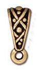 1 12.75x5.25mm TierraCast Antique Gold Triangle Legend Bail