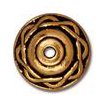1 8mm TierraCast Antique Gold Celtic Bead Cap