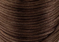 100 Yards of 2mm Espresso Rattail Cord