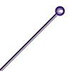 50, 1 Inch 20ga Gunmetal 2mm Ball Pins