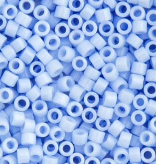 DB-1497 5.2 Grams of 11/0 Opaque Sky Blue Miyuki Delica Beads
