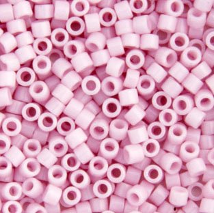 DB-1494 5.2 Grams of 11/0 Opaque Pale Rose Delica Beads