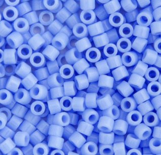 DB-1137 5.2 Grams of 11/0 Opaque Blue Agate Delica Beads