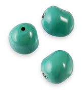 1, 10mm Jade Swarovski Baroque Pearl Beads