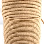 25 Meters of 1mm Natural Waxed Cotton Cord