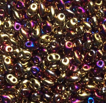 TB-02020 - 10 Grams California Violet 2.5x5mm Preciosa Twin Beads