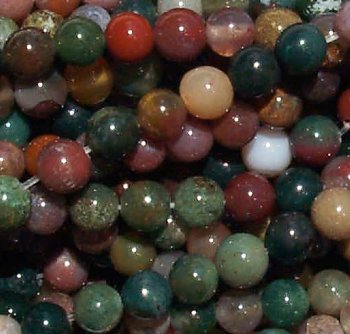 16 inch strand of 6mm Round Fancy Jasper Beads