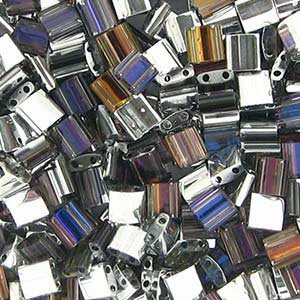 TL4554 5.2 Grams Crystal Helio Two Hole Miyuki Tila Beads