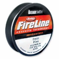 50 yds of .006 / .15mm 6lb Fireline Crystal Cord