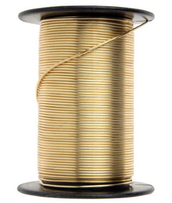 12 Yards of 20 Gauge High Quality Gold Craft Wire