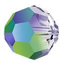 10 6mm Round Crystal Scarabaeus Green Swarovski Beads