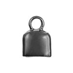2 17x13x7mm Black Oxide Zinc Alloy Oval End Caps