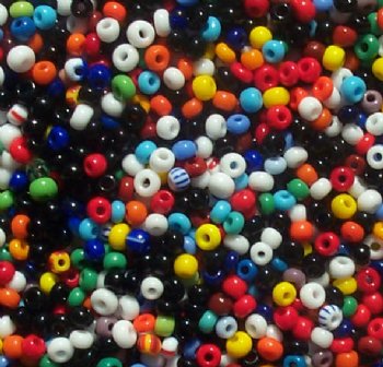 50g of 8/0 Opaque Multi Mix Seed Beads