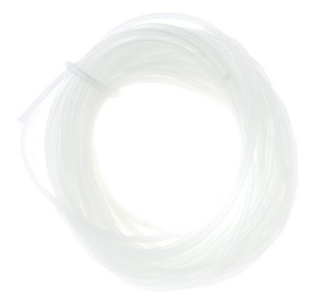 5m 1.7mm Clear Frost Beadalon Hollow Rubber Tubing