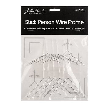 Beadable Stick Person Frames - Pkg. of 6