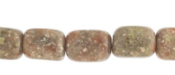 8, 12x16mm Brown Autumn Japser Nugget Beads