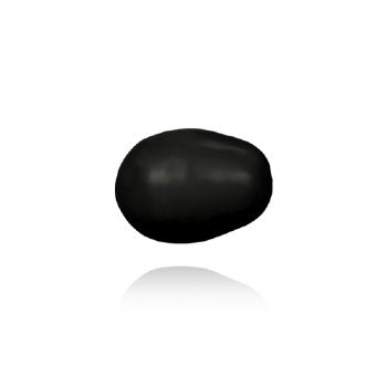 1, 11x8mm Mystic Black Swarovski Pearl Pear Drop Bead