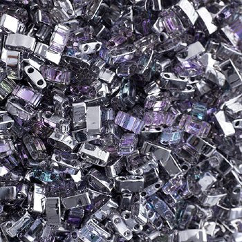 TLHC-4574 5.2 Grams Crystal Light Vitrail Half Cut Two Hole Miyuki Tila Beads