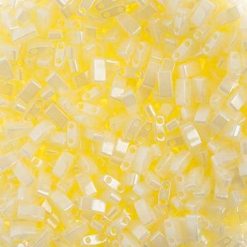 TLHC-0513 5.2 Grams Opaque Citirne Lustre Half Cut Two Hole Miyuki Tila Beads