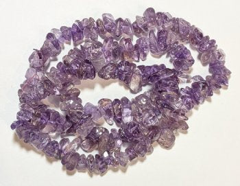 16 inch strand of Amethyst Chips