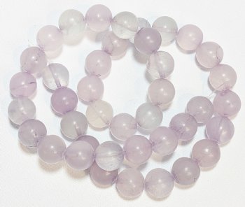 16 inch strand of 10mm Round Cape Amethyst Beads