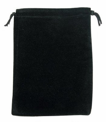 Medium Black Velvet Gift Bag