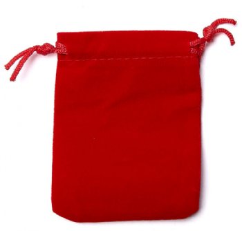 Medium Red Velvet Gift Bag