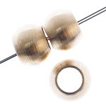 25 5x7mm Antique Brass Metal Beads (3mm Hole)