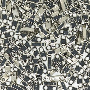 TLQC-0190 5 Grams Nickel Plated Quarter Cut Two Hole Miyuki Tila Beads