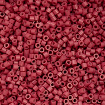 CY-1102 25 Grams of 11/0 Opaque Dark Vintage Rose Cylin Seed Beads