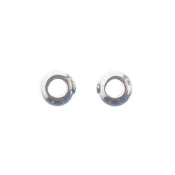 40, 3mm Round Stainless Steel Metal Beads