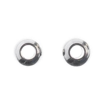20, 6mm Round Stainless Steel Metal Beads