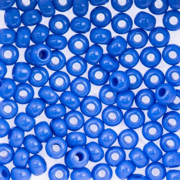 20 Gram Vial of 2/0 Opaque Medium Blue Seed Beads