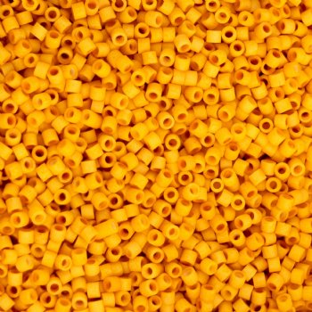 CY-1224 25 Grams of 11/0 Matte Honeyglass Cylin Seed Beads