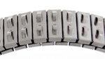 2 Row Silver Tone Expansion Bracelet
