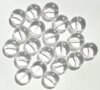20 13x6mm Flat Rounded Crystal Disk Beads