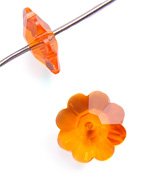 10 6mm Sun Swarovski Sew On Flowers