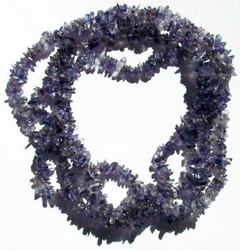 36 inch strand of Iolite Chips