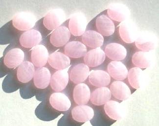 30 12x9mm Matte Alexandrite Marble Flat Oval Beads