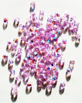 100 4mm Faceted Alexandrite AB Firepolish Beads