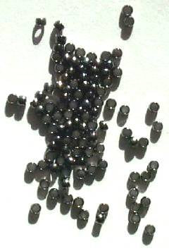 100 2mm Smooth Gunmetal Crimps