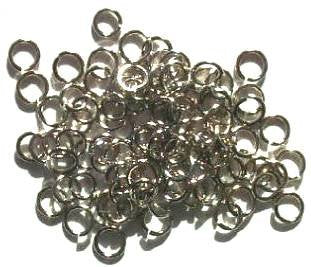 100 5mm Nickel Jump Rings