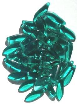 50 5x16mm Emerald Daggers