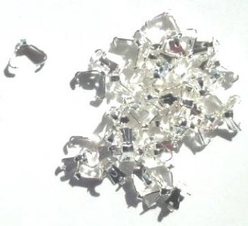 50 Small Silver Bails