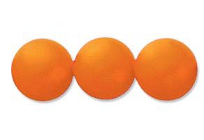 25 4mm Neon Orange Swarovski Pearl Beads