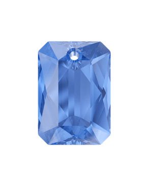 1, 16x11.5mm Sapphire Swarovski Emerald Cut Pendant