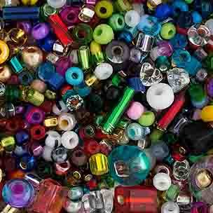 50 Grams Multi Mixed Seed & Bugle Beads