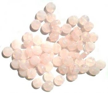 60 8x4mm Light Pink Marble Disk Beads